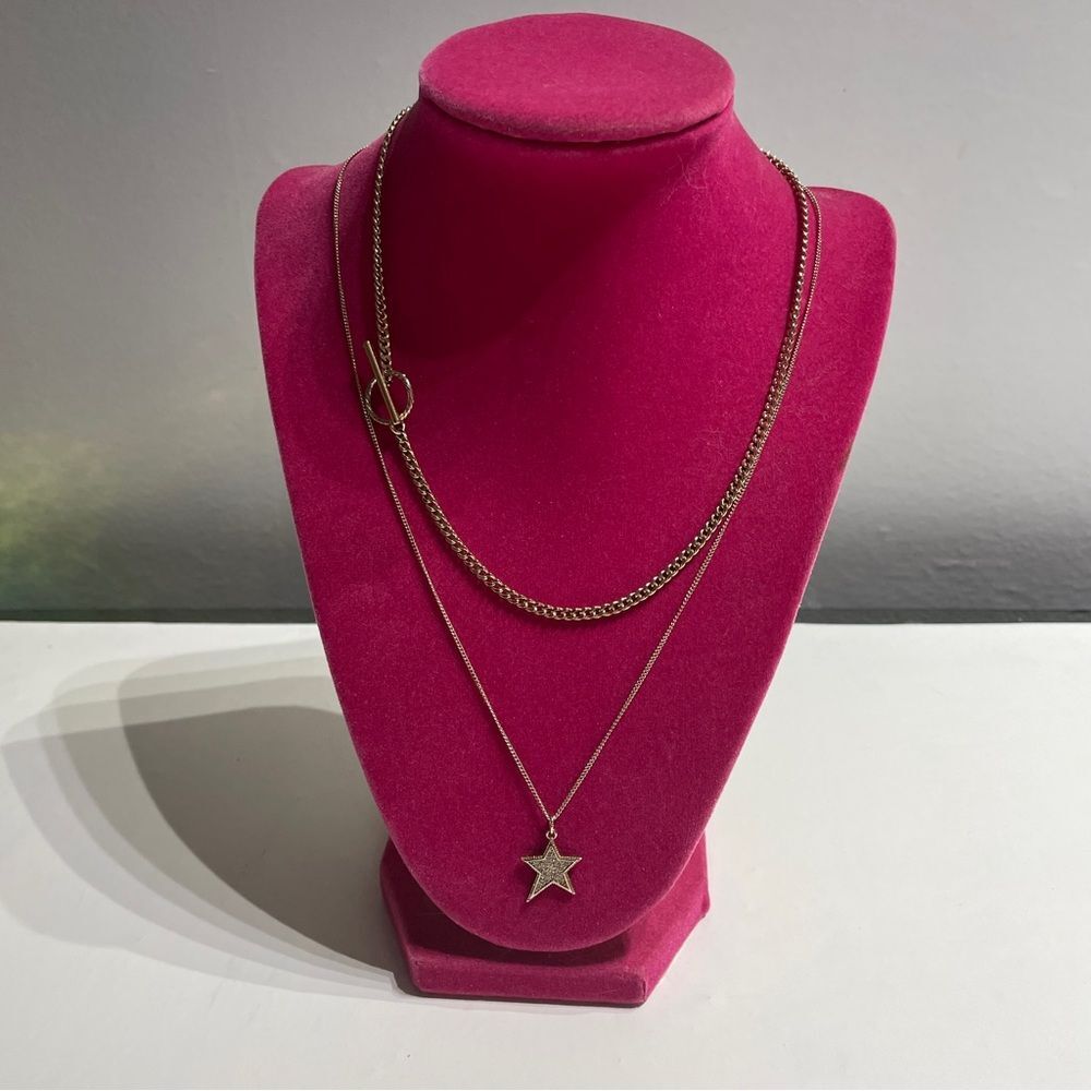 Park Lane Double Stark Necklace in Gold